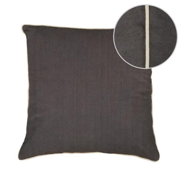 Slate Jane Linen / Cotton Cushion - 50cm x 50cm