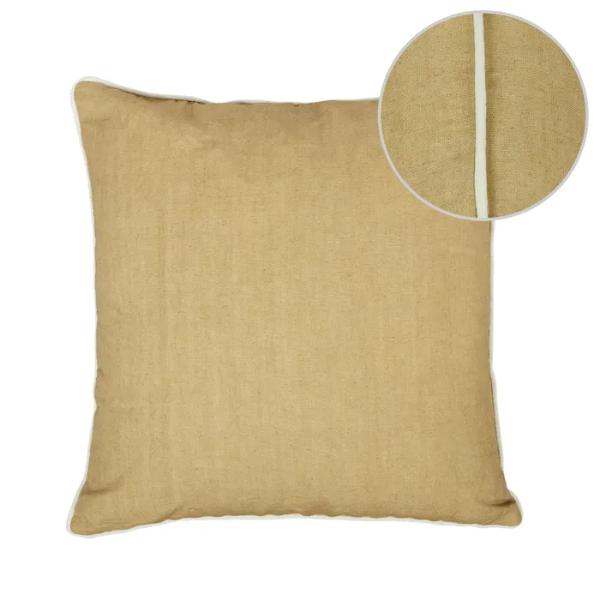 Sand Jane Linen / Cotton Cushion - 50cm x 50cm