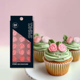 Load image into Gallery viewer, 24 Pack Springs Icing Mini Roses Decorations
