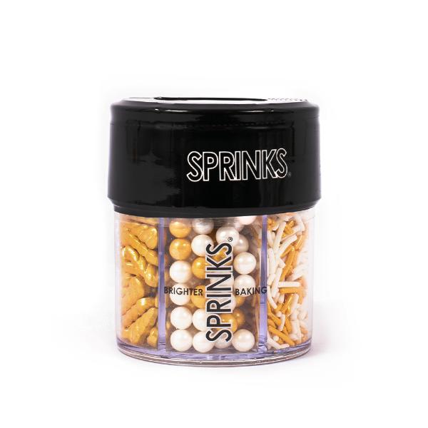 Sprinks 6 Cell Gold Dreams Sprinkles - 85g