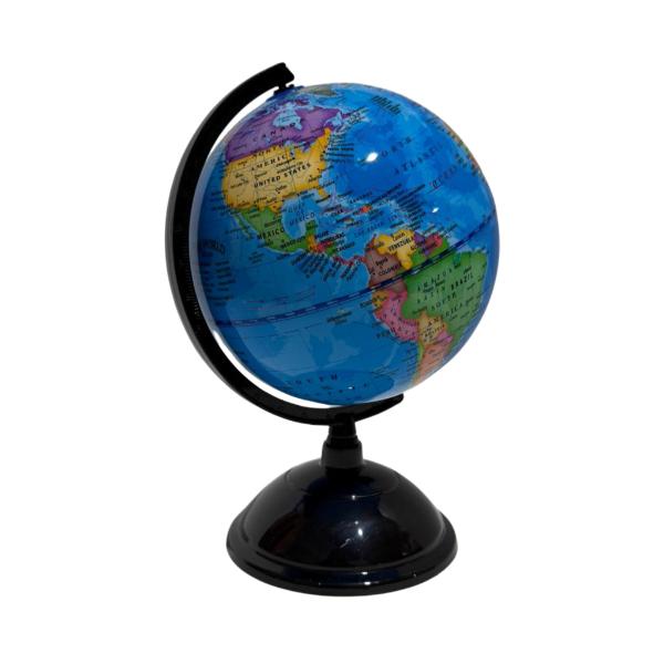 Rotating World Globe - 14cm