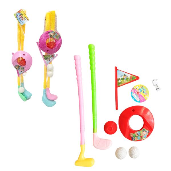 Assorted Neon Plastic Golf Set - 46cm