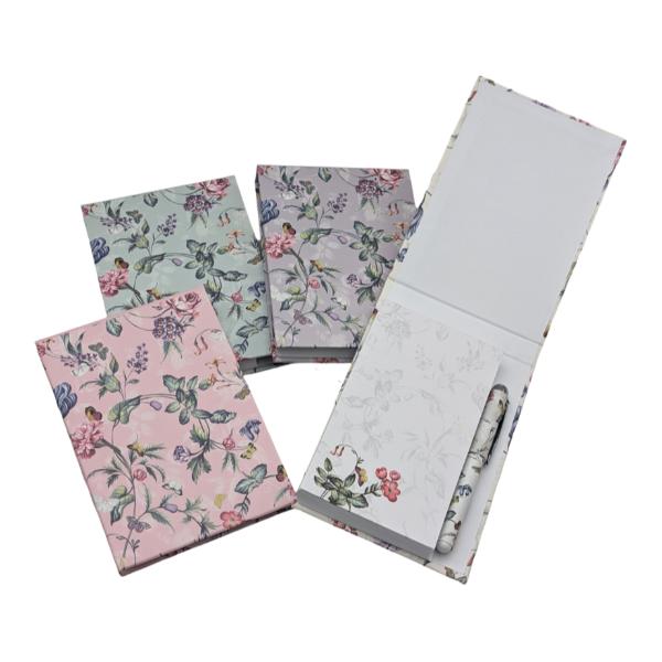 Jardin Floral Memo Pad With Pen