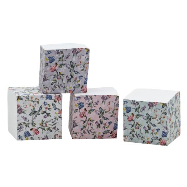 Jardin Floral Sticky Notes Cube - 7.2cm