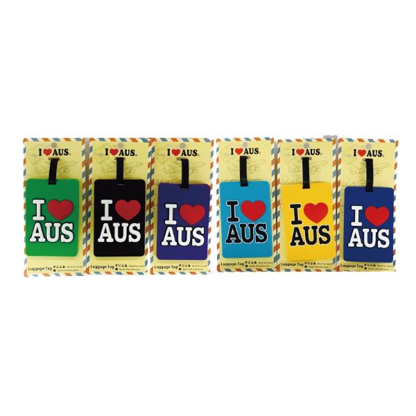 Colourful Square Luggage Tag
