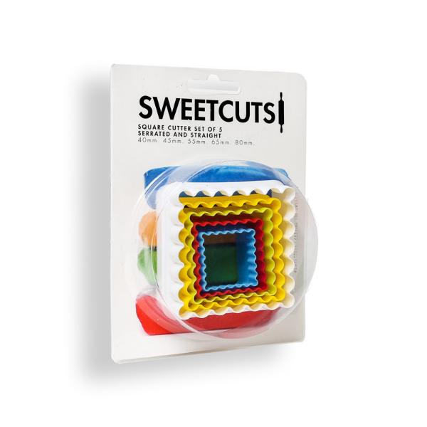 5 Pack Sweetcuts Square Cutters