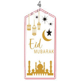 Load image into Gallery viewer, Medium Gold Plastic Eid Lantern With Music - 17cm
