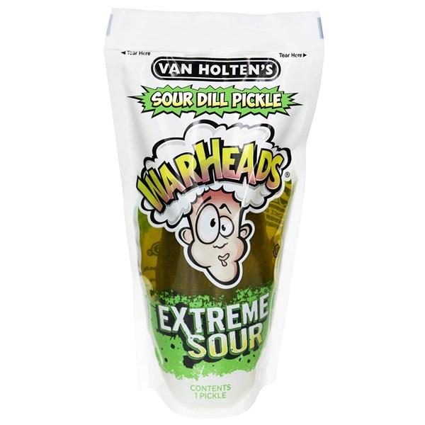 Van Holtens Jumbo Sour Dill Pickle Warheads