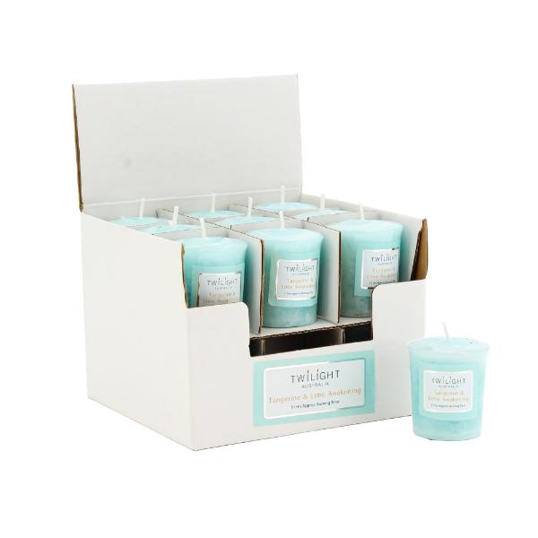 Twilight Frost Tangerine & Lime Awakening Votive - 55g