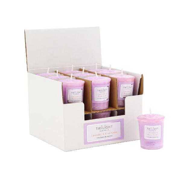 Twilight Frost Lavender & Rose Calm Votive - 55g