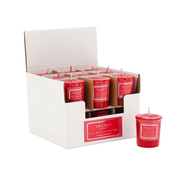 Twilight Frost Cherry Blossom & Musk Osaka Votive - 55g