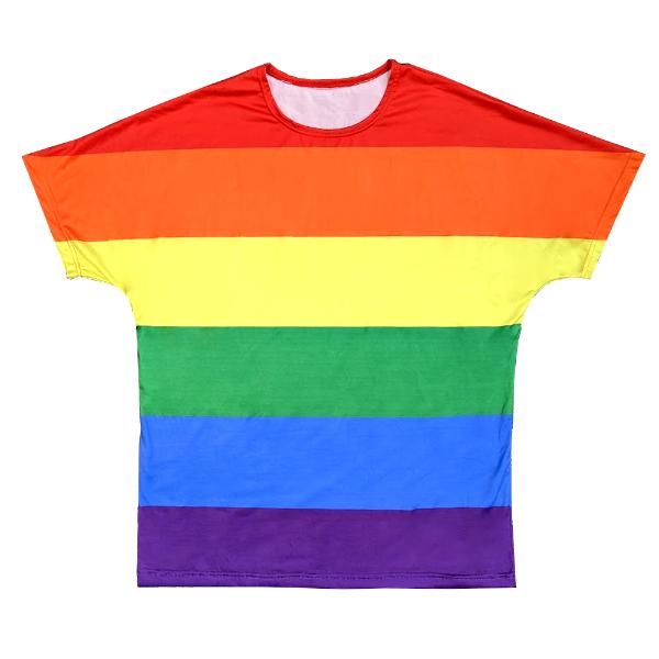 Rainbow Design Printed Shirt