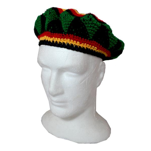 Rasta Hat On Hang Tag