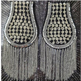 Load image into Gallery viewer, Studded epaulettes With Chains
