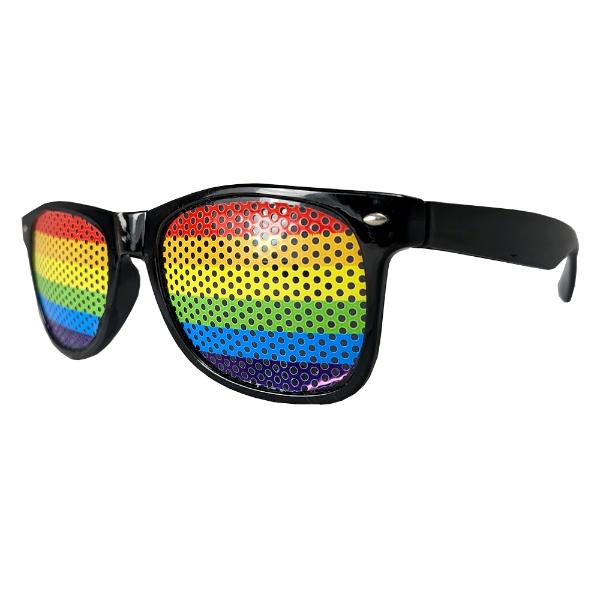 BLUES STYLE REAINBOW GLASSES ON COLOUR CARD