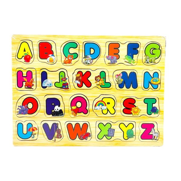 26 Pack Alphabet Wooden Puzzle