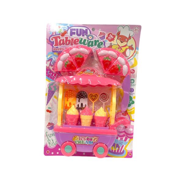 Kids Cupcake & Ice Cream Stand Set