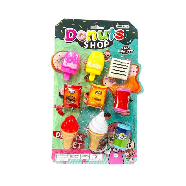 9 Pack Ice Cream Shop Toy