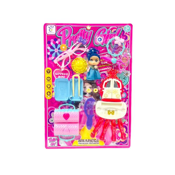 Kids Pretty Doll Set Toy