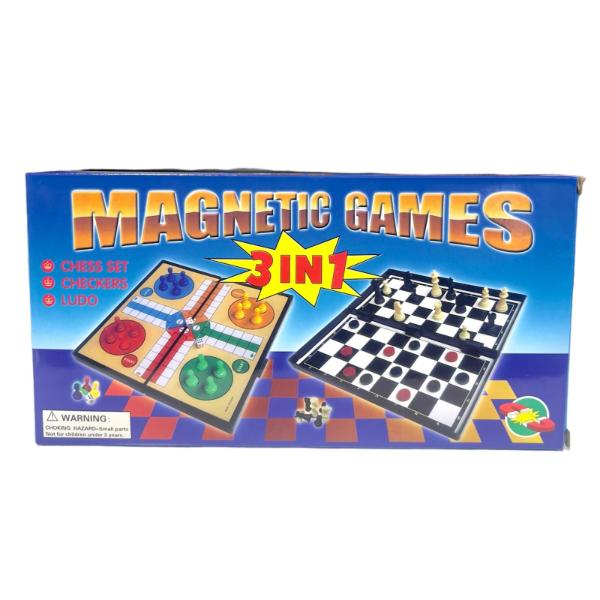 3 In 1 Magnetic Board Games