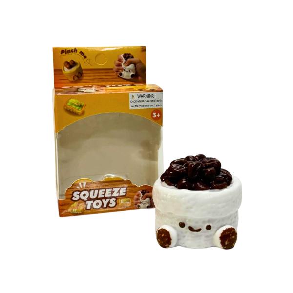 Coffee Bean Squishy Toy