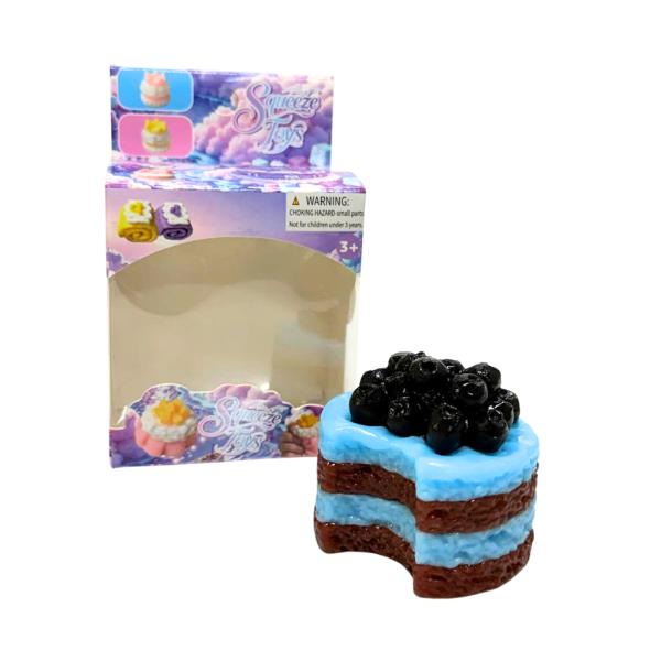 Blueberry Squishy Cake Toy