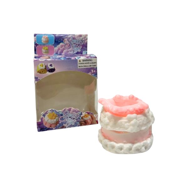 Crown Cake Squishy Toy