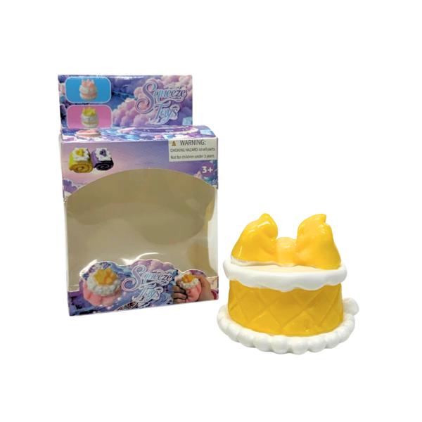 Bow Cake Squishy Toy