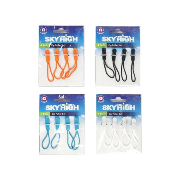 4 Pack Travel Zip Puller - 6cm