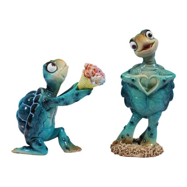 Assorted Romantic Turtle - 14cm