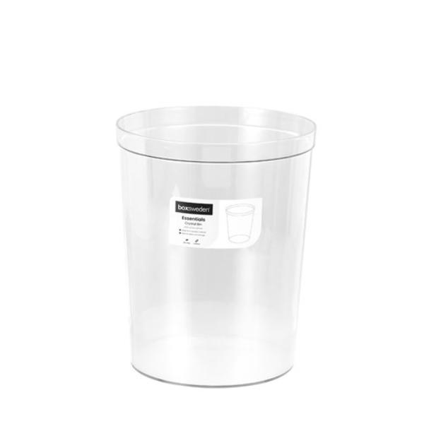 Crystal Waste Bin - 21.5cm x 21.5cm x 27cm