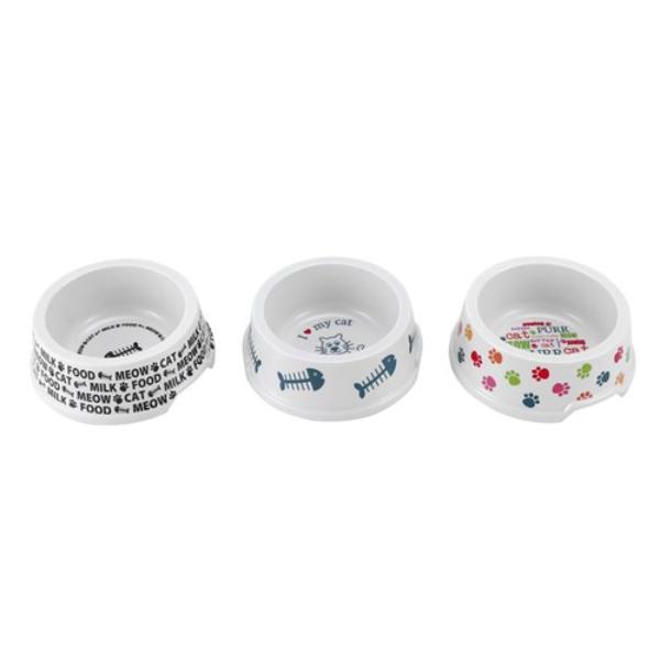 Printed Melamine Cat Bowl - 14.5cm x 5.5cm