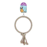 Load image into Gallery viewer, Large Parrot Jute Ring Toy - 25cm
