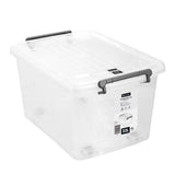 Load image into Gallery viewer, Transparent Roller Storage Tub - 32L
