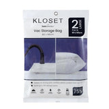 Load image into Gallery viewer, 2 Pack Large Kloset Vacuum Storage Bags - 80cm x 60cm
