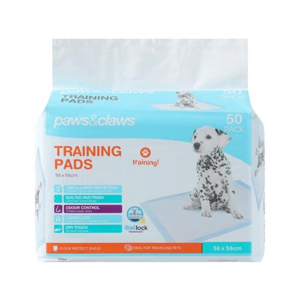 50 Pack Antibacterial Training Pads - 56cm x 56cm