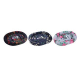 Load image into Gallery viewer, Floral Oval Cat Bed - 42cm x 36cm x 4cm
