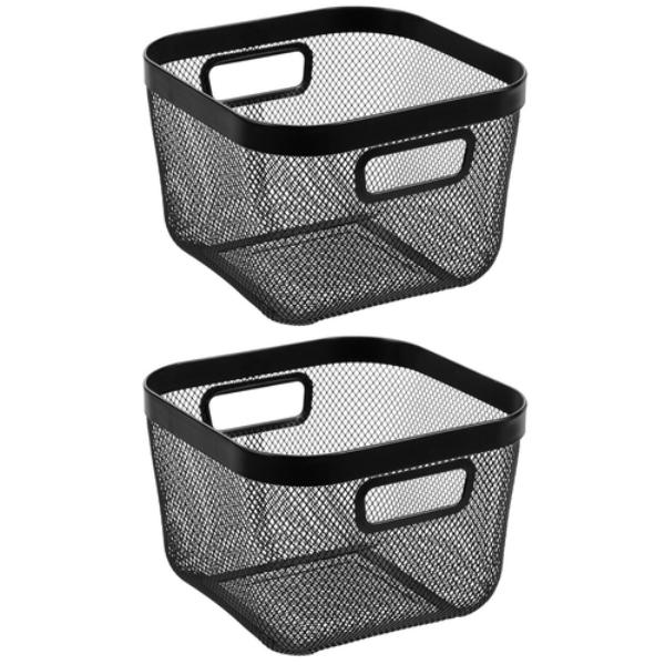 Boxsweden Large Mesh Storage Basket - 28cm x 28cm x 20.5cm