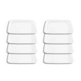 Load image into Gallery viewer, Lemon &amp; Lime White Square Serving Food Snacks Platter - 40cm x 40cm
