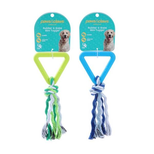 Triangle TPR Rope Pet Toy - 17cm x 1.6cm