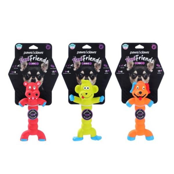 Flexible Friends Animals Latex Pet Toy - 20cm
