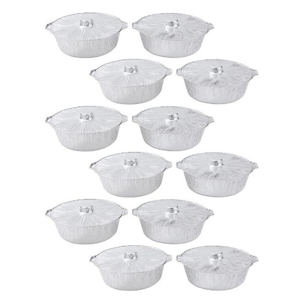Lemon & Lime Thick And Strong Foil Bbq With Lid - 34cm