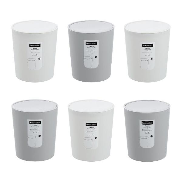 Boxsweden Round Touch Swing Home Office Bin - 270L