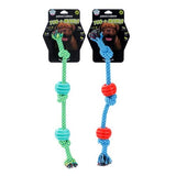 Load image into Gallery viewer, Tpr Rope Ball Tugger - 39cm x 11.5cm x 1.7cm
