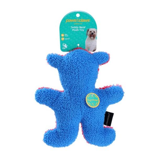 Plush Clip Strip Teddy Bear Dog Toy - 20cm x 12cm