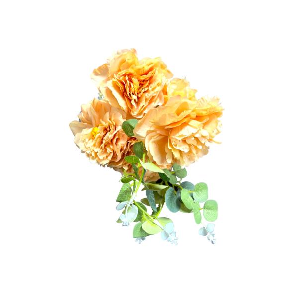 Wild Peony 11 Heads Bouquet - 53cm