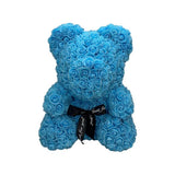 Load image into Gallery viewer, Blue Silicon Rose Bear - 35cm
