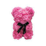 Load image into Gallery viewer, Pink Rose Bear With Gift Box - 25cm
