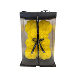 Load image into Gallery viewer, Yellow Rose Bear With Gift Box - 25cm
