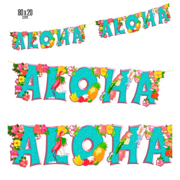 Jointed Aloha Garland - 80cm x 20cm